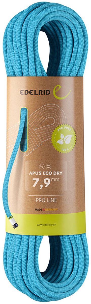 Edelrid Apus Eco Dry 7.9 Mm Touw Blauw 60 m