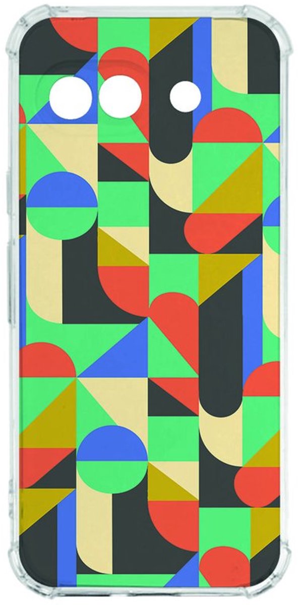 Google Pixel 9a Hoesje - Funky Retro TPU Antishock