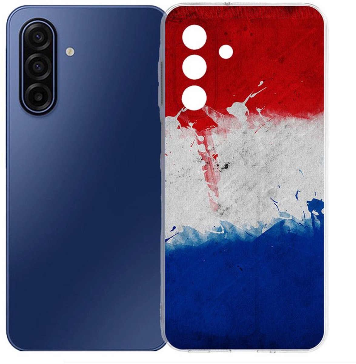 TPU Hoesje Samsung Galaxy A17 – Nederlandse vlag – schokabsorberende TPU
