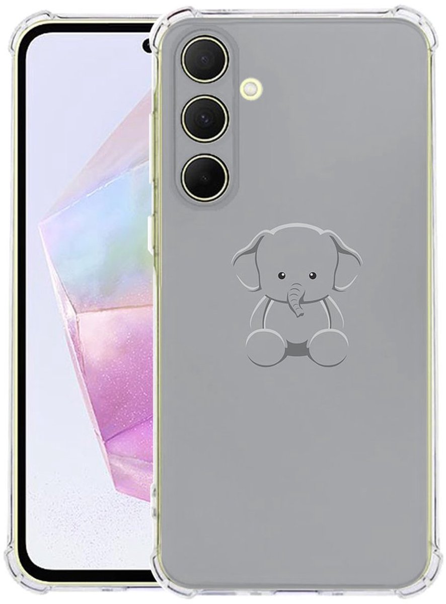 Samsung Galaxy A56 Hoesje - Baby Olifant TPU Antishock