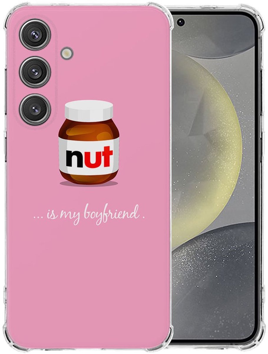 Samsung Galaxy S25 Hoesje - Hoesje Nut Boyfriend TPU Antishock