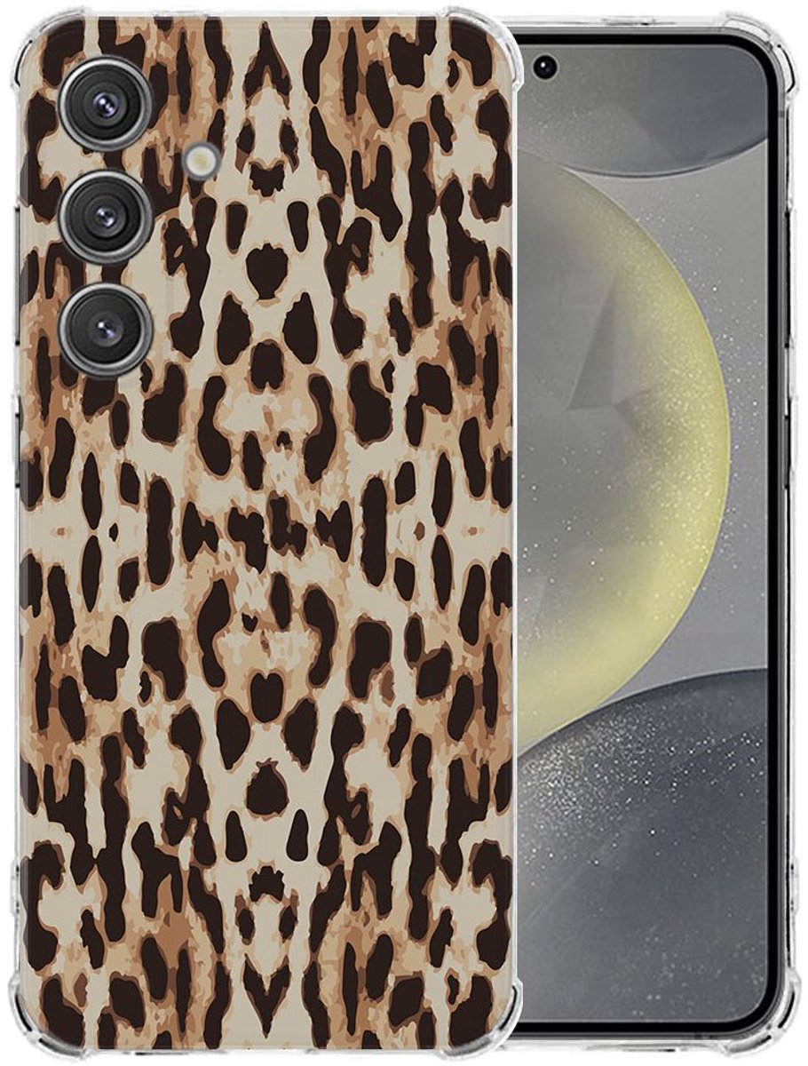 Samsung Galaxy S25 Hoesje - Leopard TPU Antishock