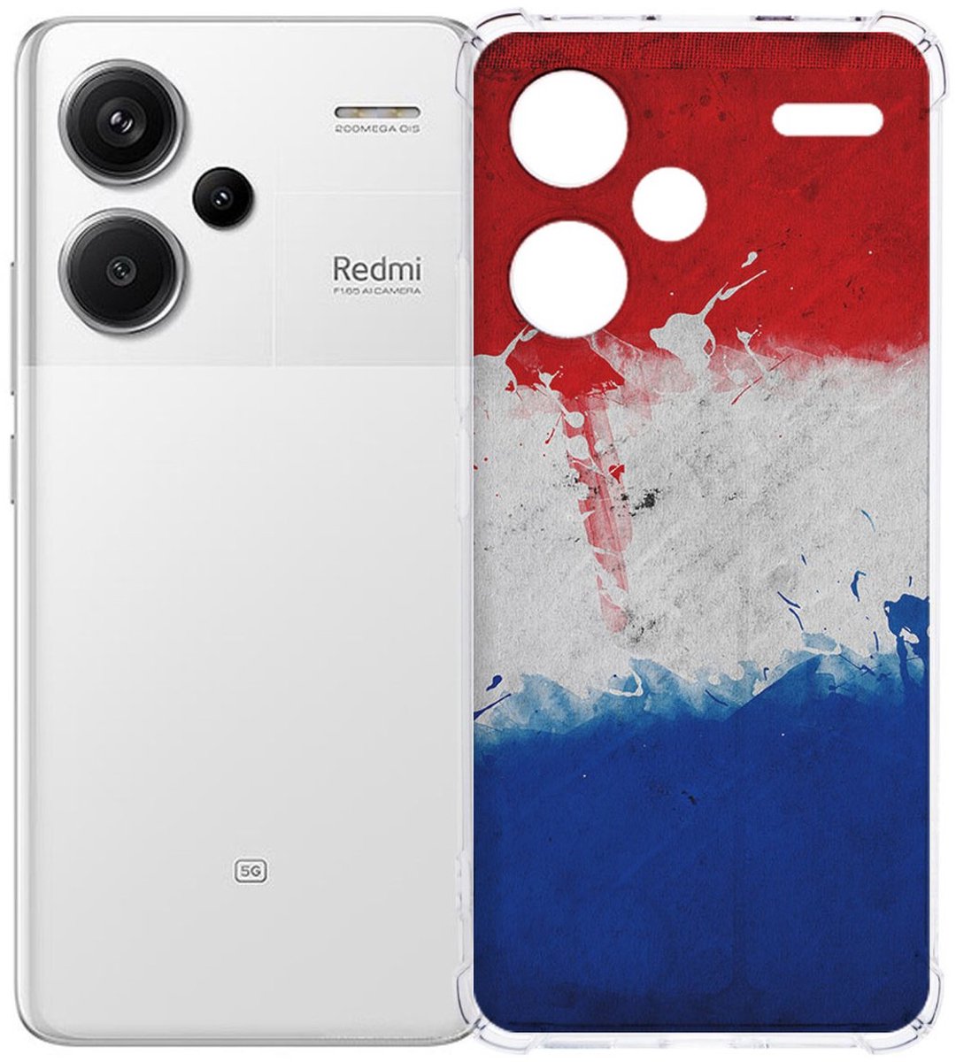 Xiaomi Redmi 13 Pro Plus Hoesje - Nederland TPU Antishock