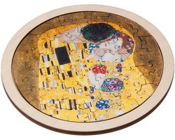 Fridolin puzzel Klimt De Kus - kunst puzzel voor kinderen en volwassenen.