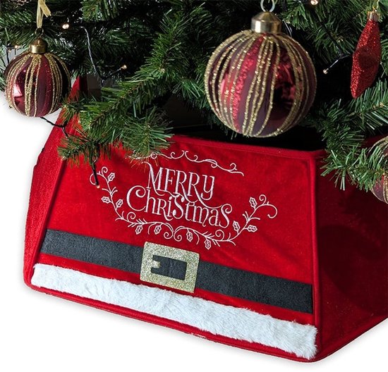 Unique Living - Kerstboomrok Merry Xmas - 40x25cm - Multikleur