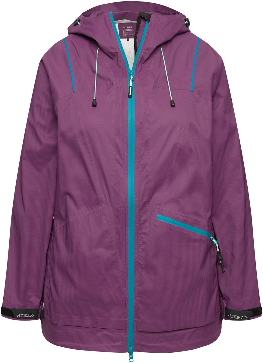 Grote Maten Functionele jas, Dames, paars, Maat: 50/52, Polyester, Ulla Popken