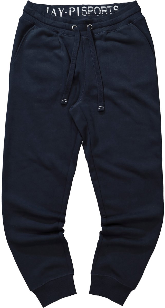 JAY-PI - Heren - Sweatpants met tunnelkoord moderne pasvorm - Donkermarine - Maat L