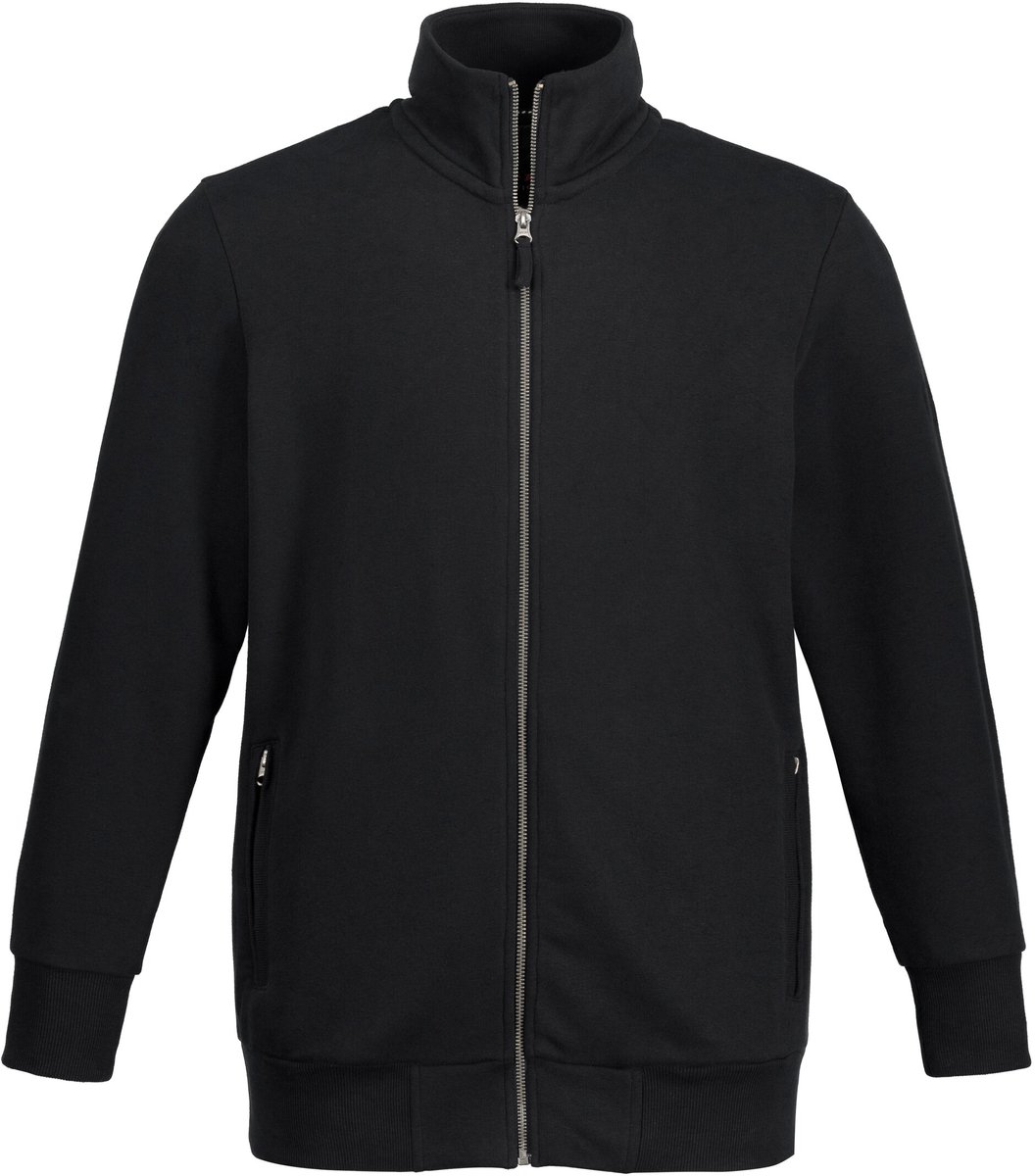 JAY-PI - Heren - Trainingsjasje opstaande kraag - Zwart - Maat 5XL