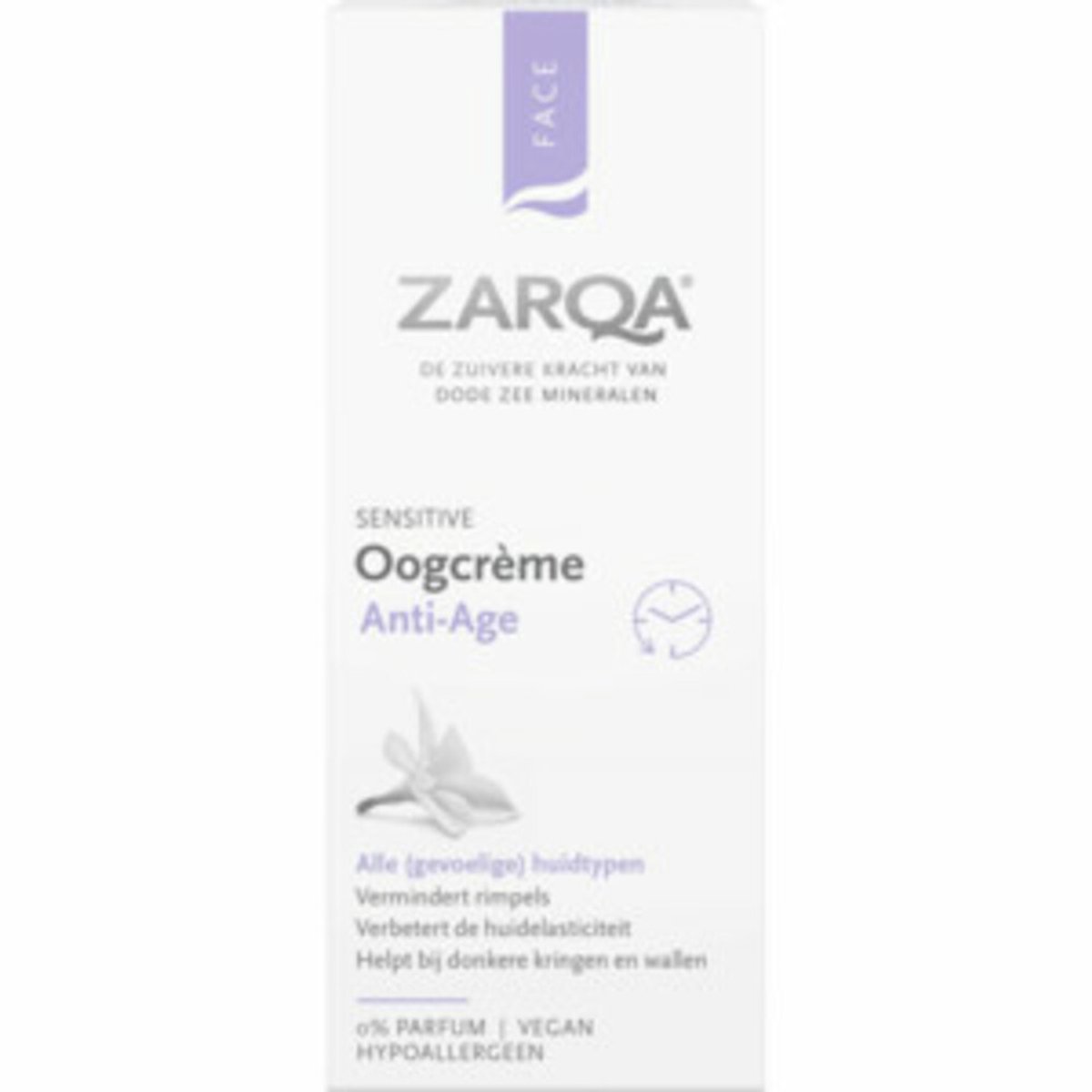 Zarqa Oogcreme Anti-Age Sensitive - 3 x 15 ml - Voordeelverpakking