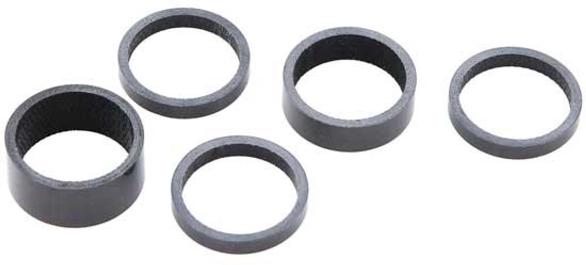 Contec 1 1/8 Spacer Balhoofdset 5 Eenheden Zilver