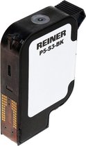 Reiner P5-S3-BK inktjetpatroon | voor papier, karton, hout, (bak)steen | Reiner 1025 | zwart