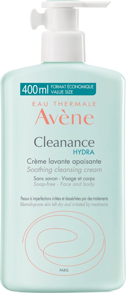Avène Cleanance Hydra Verzachtende Wascrème 400ml | bol