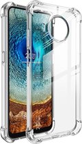 IMAK Nokia X10 / X20 Hoesje TPU met Screen Protector Transparant
