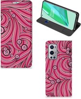 GSM Hoesje OnePlus 9 Pro Foto Hoesje ontwerpen Swirl Pink