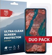 Rosso Screen Protector Ultra Clear Duo Pack Geschikt voor Nokia X20 / X10 | TPU Folie | Case Friendly | 2 Stuks