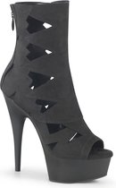 Pleaser Plateau Laarzen -38 Shoes- DELIGHT-1014 US 8 Zwart