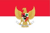 Vlag Indonesie met Garuda 120x180cm
