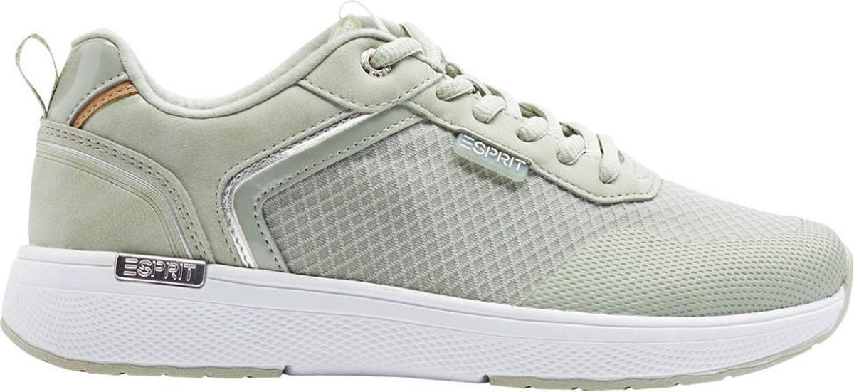 Esprit Dames Groene sneaker memory foam Maat 38