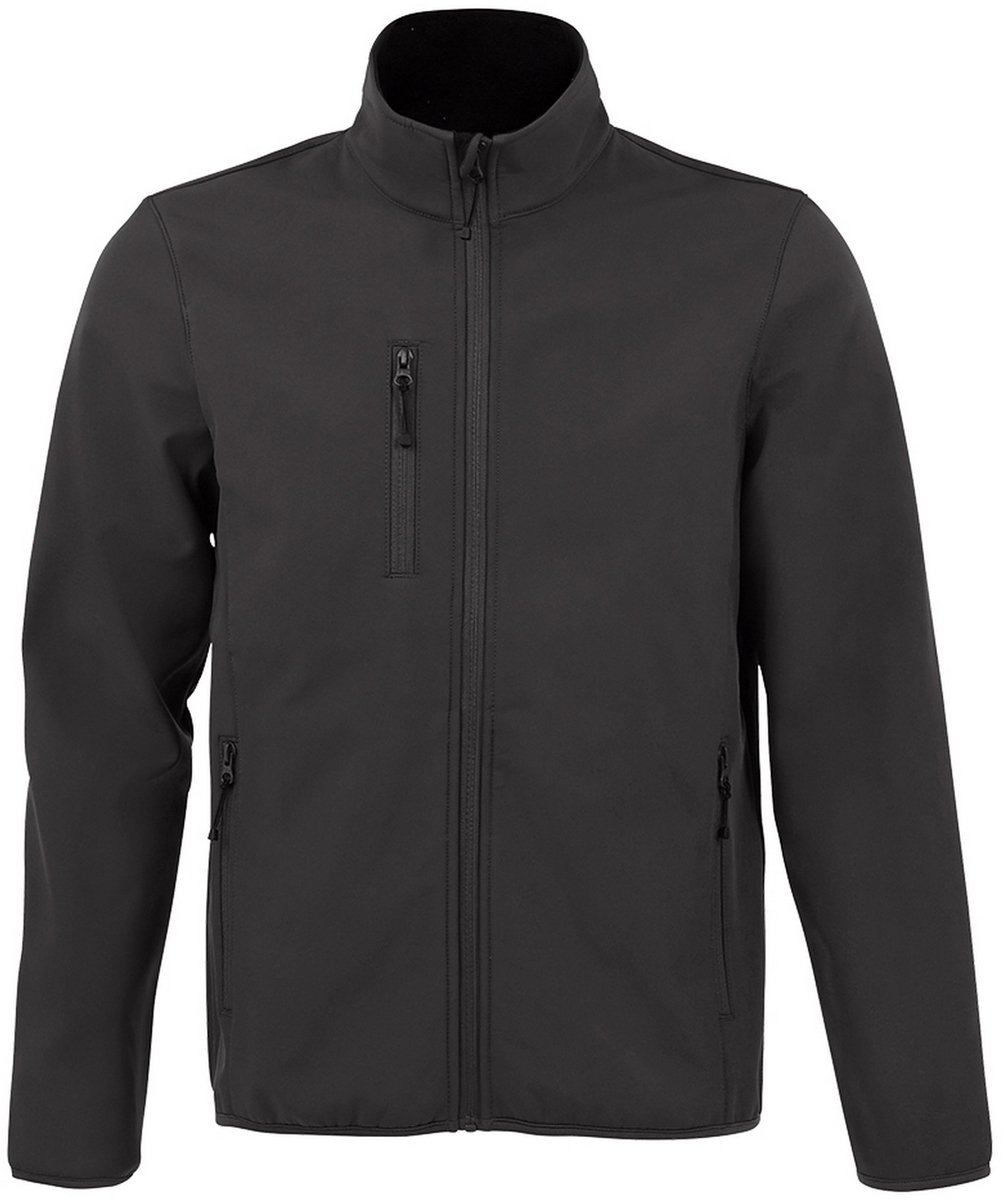 SOLS Heren Radian Soft Shell Jacket Houtskool