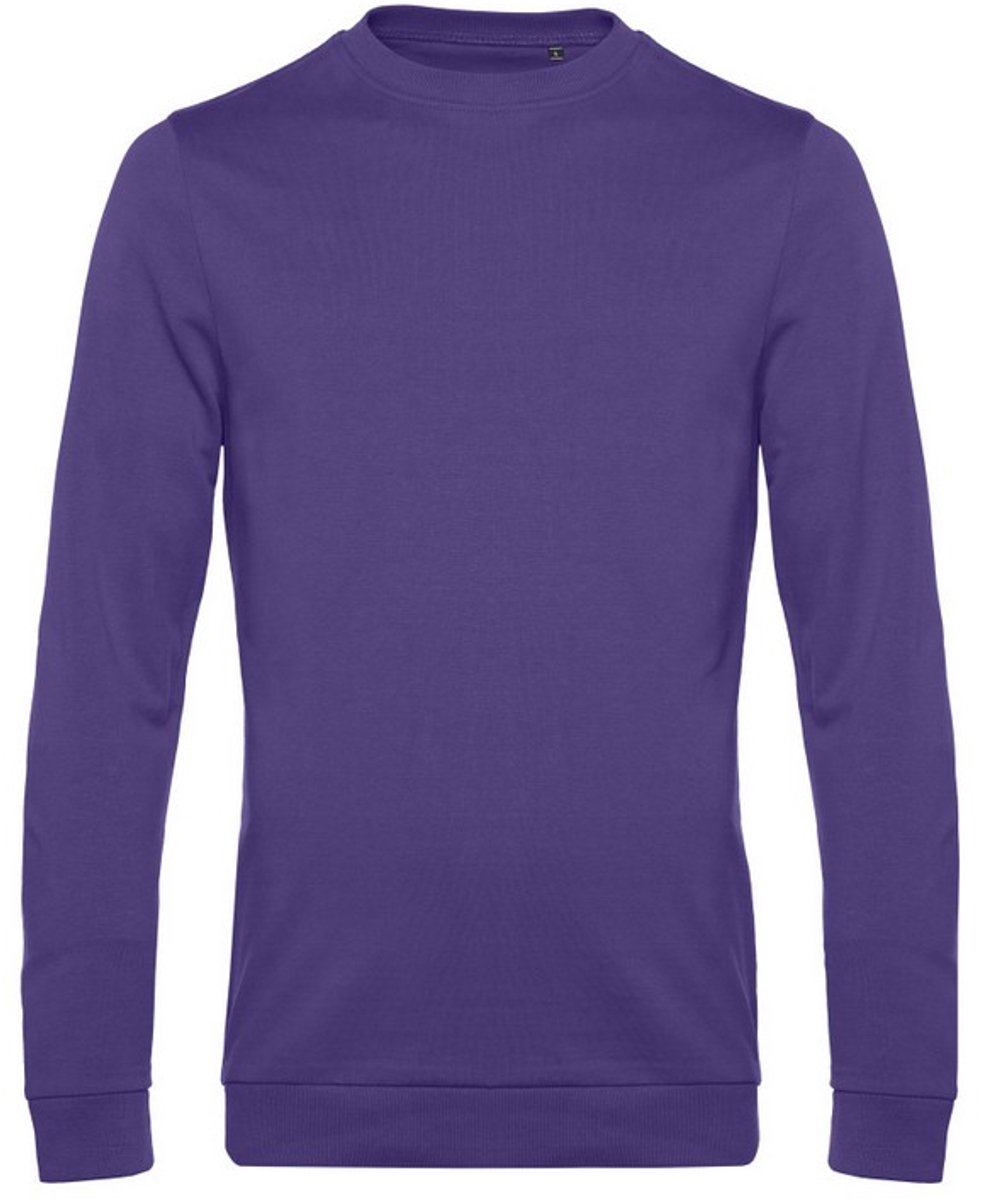 B&C Heren in sweatshirt (Stralend paars)