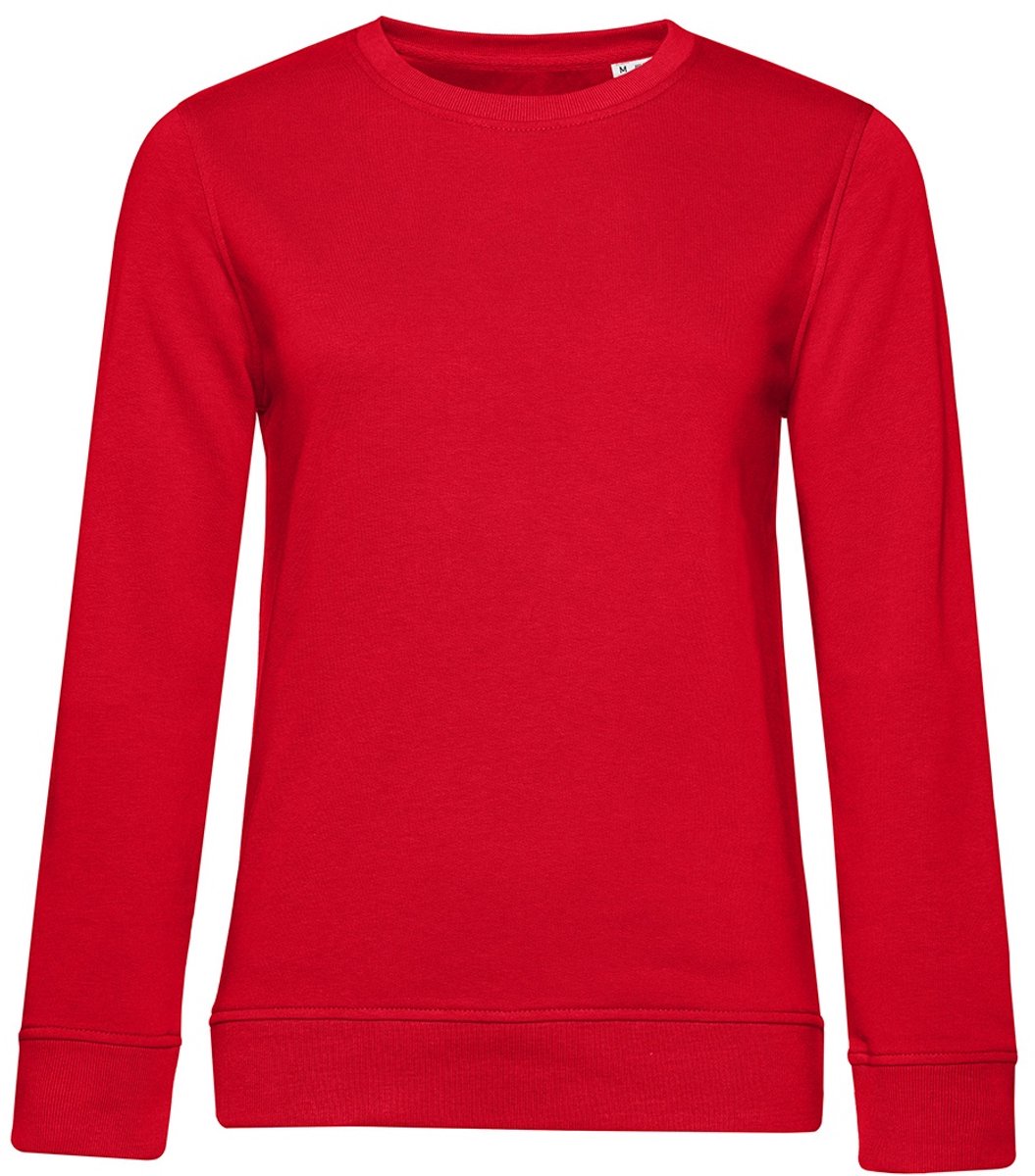 B&C Dames/dames Organic Sweatshirt (Rood)