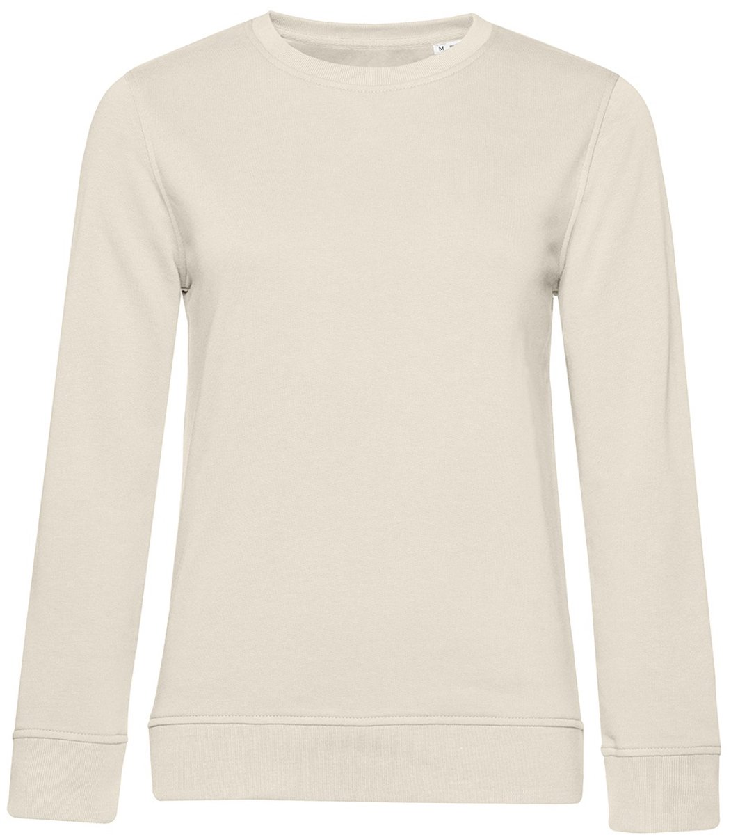 B&C Dames/dames Organic Sweatshirt (Gebroken wit)