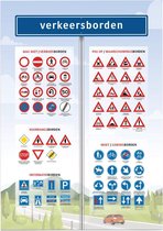 Educatieve poster (Posterpapier) - Verkeersborden Nederland - 50 x 70 cm (B2)