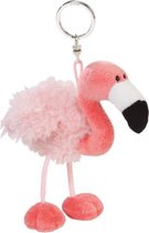 Nici Sleutelhanger Flamingo Junior 10 Cm Pluche Roze