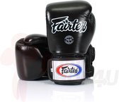 Fairtex (kick)bokshandschoenen Tight Fit Zwart 10oz