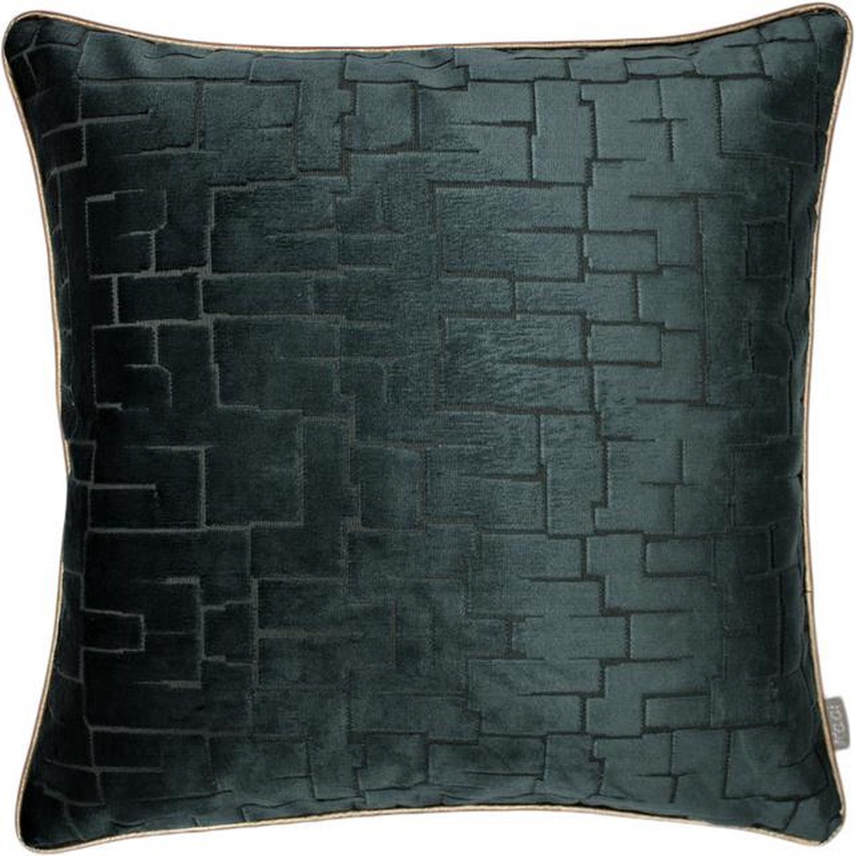 Raaf sierkussen-hoes Packman petrol 50x50 cm Blauw