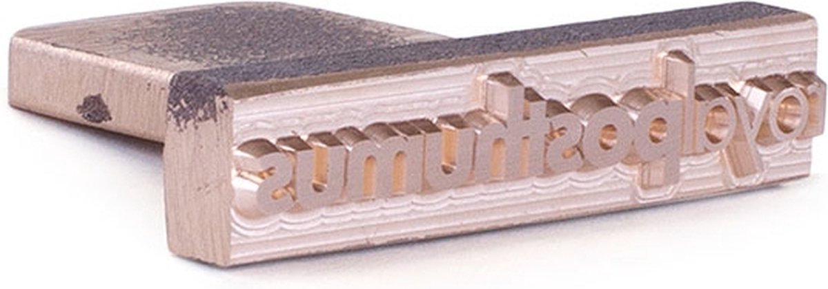 Brandplaat voor Posta ALK type 4, 90x20 mm