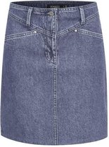 SOAKED IN LUXURY SLNeel Denim Skirt - Classic Blue Denim Blue