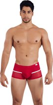 Clever - Exotic Boxer - Mannen Boxershort - Sexy Ondergoed - Mesh - Gaas - Rood