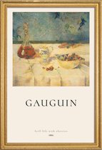 JUNIQE - Poster in houten lijst Gauguin - Still Life with Cherries