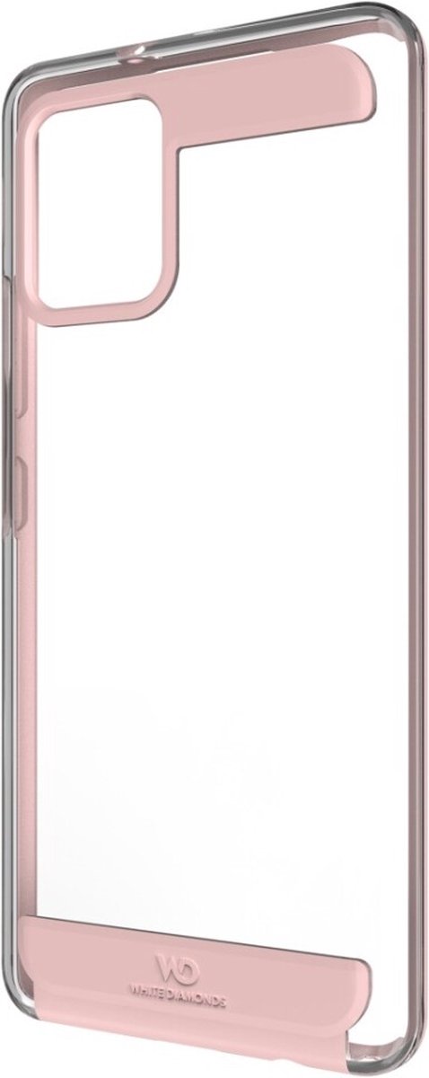 White Diamonds Innocence Clear Cover for Samsung Galaxy A42 5G Rose Gold