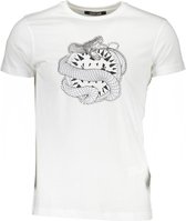 Roberto Cavalli T-shirt Wit XL Heren