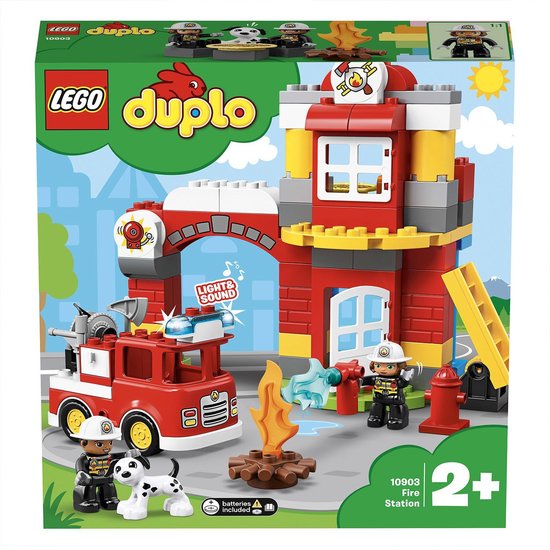 Lego Duplo 10903 Brandweerkazerne met Licht en Geluid | bol.com