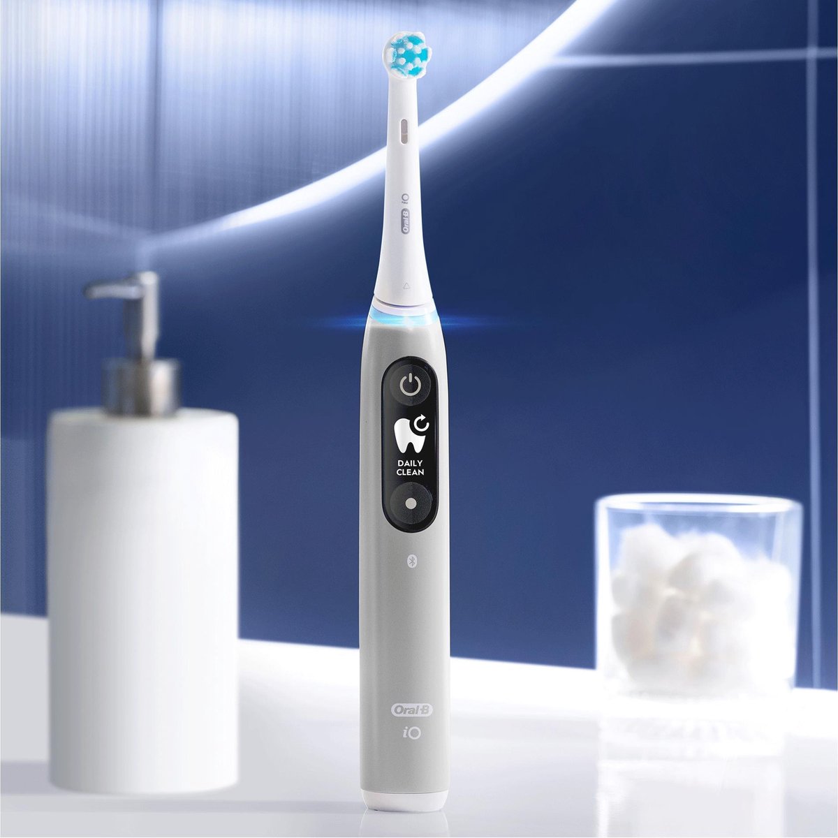 Oral-B iO 6 Elektrische Tandenborstel Opal Grey - afbeelding 2