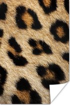 Vacht van een luipaard 40x60 cm - Foto print op Poster (wanddecoratie woonkamer / slaapkamer)