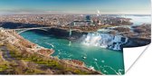 Niagara Falls in North America Poster 80x40 cm - Tirage photo sur Poster (décoration murale salon / chambre)