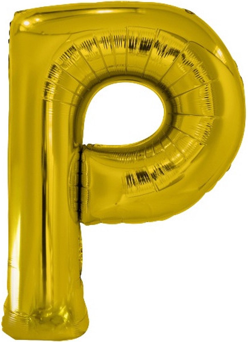 Amscan Letterballon P Folie 86 Cm Goud