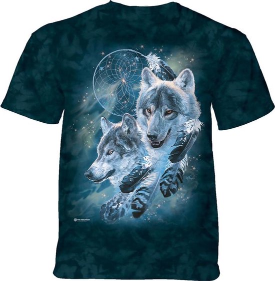 T-shirt Dreamcatcher Loup Collage