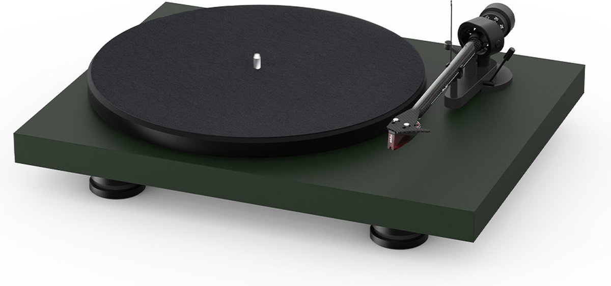 Pro-Ject Debut Carbon EVO satijn groen Platenspeler