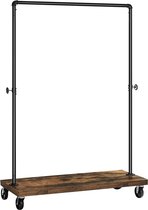 Hoppa! kledingstang - Zwart - Staal - 103.5 x 40 x 162 cm