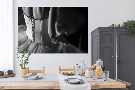 Danseuse de ballet dans un poster tutu papier 180x120 cm - Tirage photo sur Poster (décoration murale salon / chambre) XXL / Groot format!