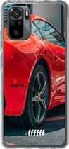 6F hoesje - geschikt voor Xiaomi Redmi Note 10 Pro -  Transparant TPU Case - Ferrari #ffffff