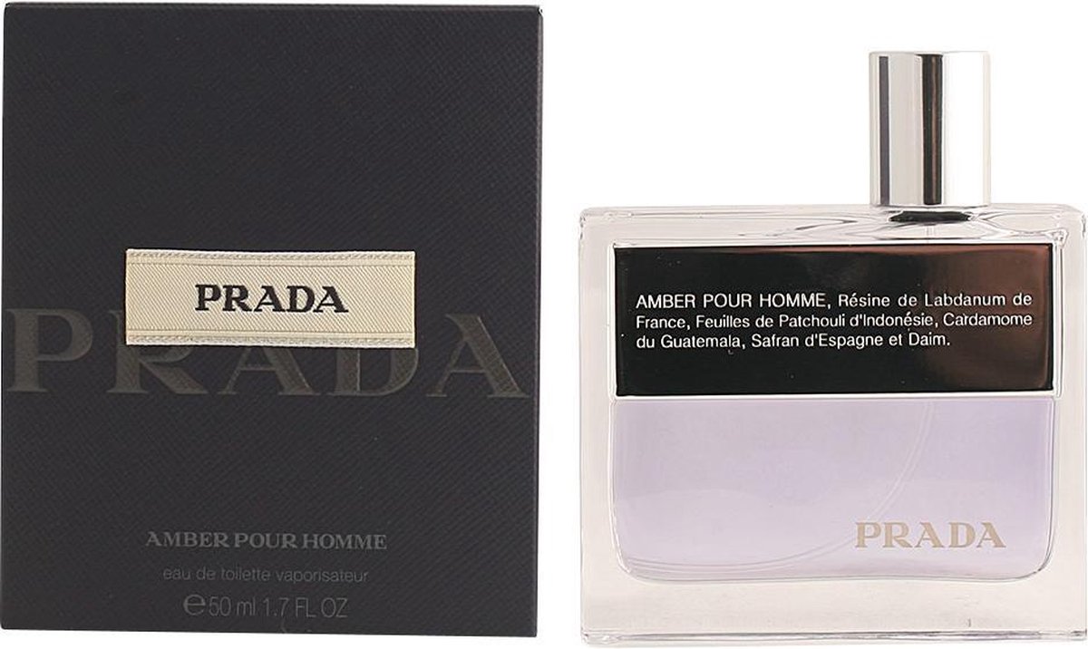PRADA AMBER POUR HOMME 50 ml| parfum voor heren | parfum