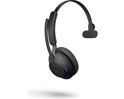 Jabra Evolve2 65, MS Mono Casque Sans fil Arceau Bureau/Centre d'appels USB Type-C Bluetooth Noir