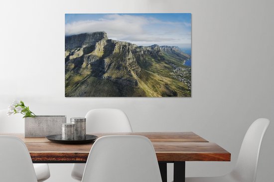 Table Mountain in Cape Town 60x40 cm - Tirage photo sur toile (Décoration murale salon / chambre)
