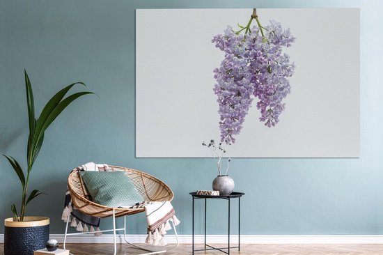 Tableau sur Toile Un Bouquet de Lilas Suspendus - 150x100 cm - Décoration murale